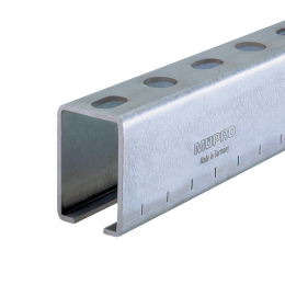 MPC Systeemrails 39/52/2,5 | 6000 mm | gegalvaniseerd