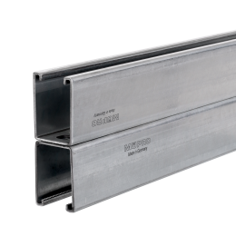MPR Systeemrails 41/124/2,5 H | 6000 mm | RVS 3.16