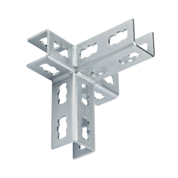 MPR 3D-Verbinder type S+ Middenhoekverbinder | gegalvaniseerd