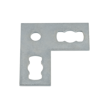 MPR Verbindingsplaten type S+ Hoekplaat 90° | thermisch verzinkt