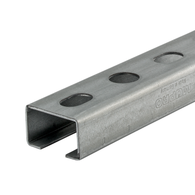 MPC Systeemrails 38/24/1,75 | 2000 mm | gegalvaniseerd