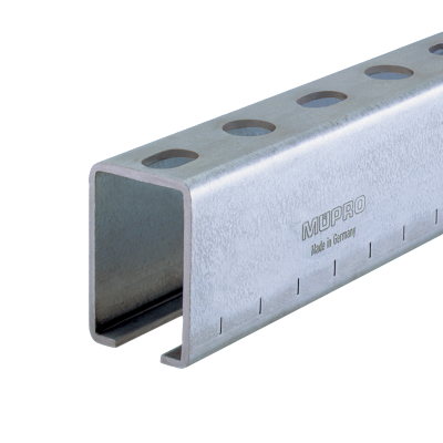 MPC Systeemrails 39/52/2,5 | 6000 mm | gegalvaniseerd