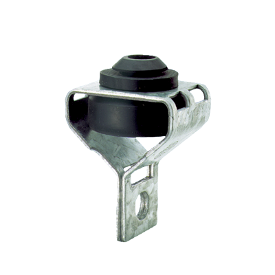 Geluiddempingsophanger bandmontage, bouten tot M8