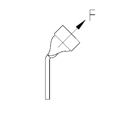 Bladschroeven met versterkingsring 45° M8