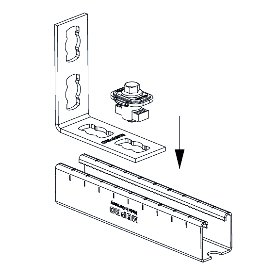 MÜPRO MPR Verbindingsslot type S+ Zinknikkel