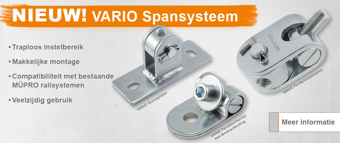 Slider VARIO Abspannsystem